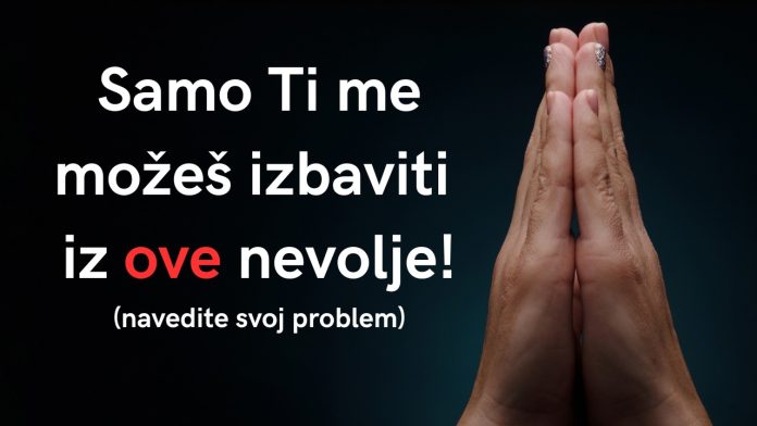 molitva za Božju pomoć u nevolji