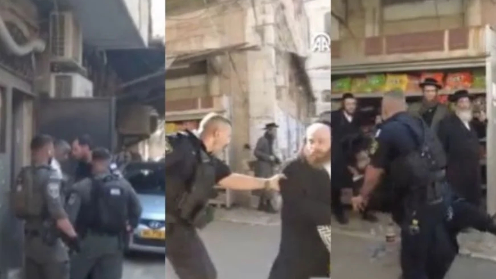 Izraelska policija tuče Židove
