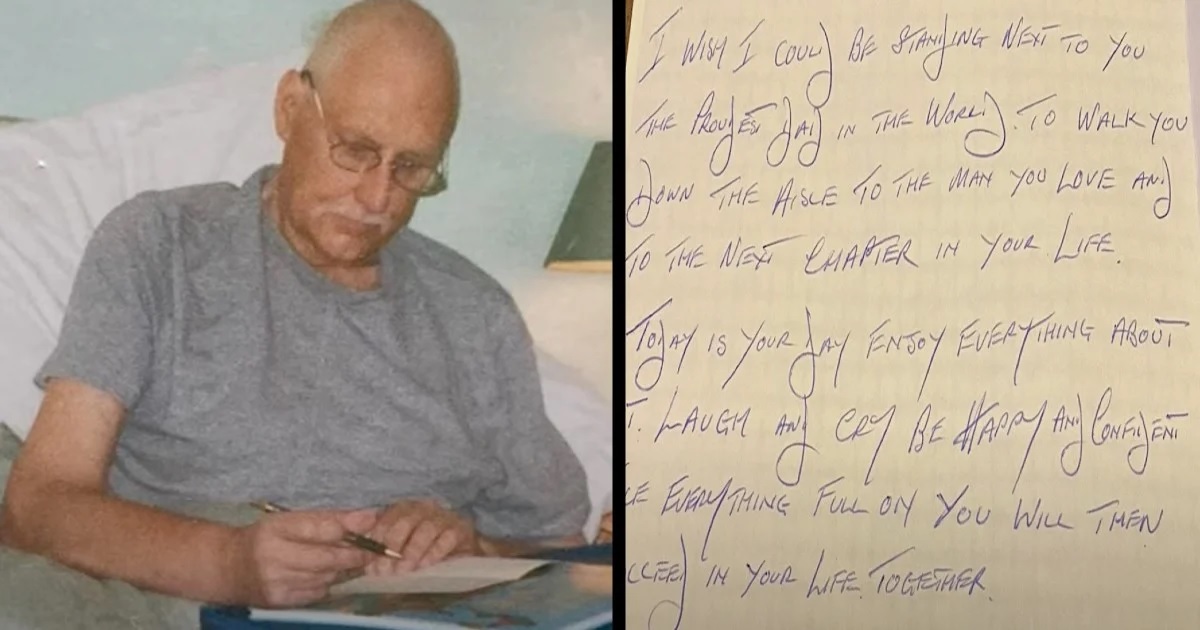 Mladenka na dan vjenčanja dobila pismo od oca koji je umro prije 20 godina: Evo što joj je napisao