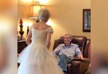 Žena isprobala vjenčanicu nakon 60 godina, a muževa reakcija je neprocjenjiva