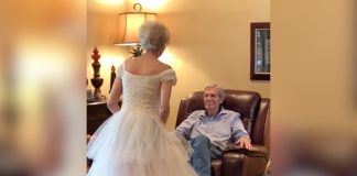 Žena isprobala vjenčanicu nakon 60 godina, a muževa reakcija je neprocjenjiva