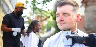 Frizer nadahnut Isusom nudi besplatno šišanje beskućnicima
