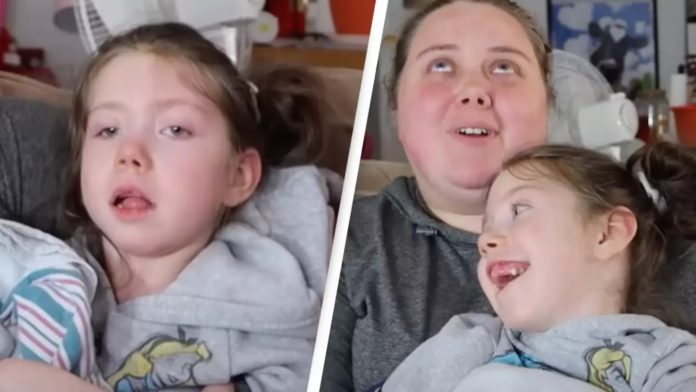 Djevojčica (8) ima oštećenje mozga nakon što ju je netko poljubio u usta kada je imala 2 dana