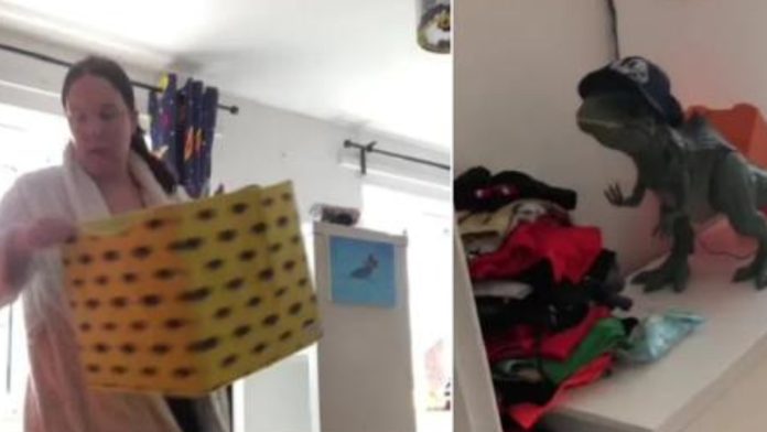 Mami je dosadilo čistiti sobu svojih sinova