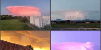 Oblaci iznad Srbije
