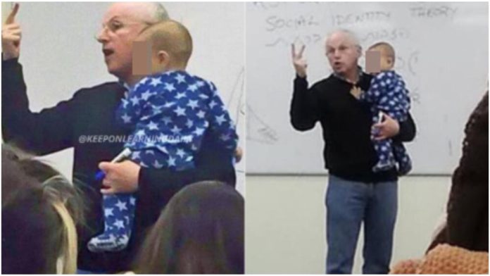 Profesor usred predavanja uzeo u naručje uplakano dijete svoje studentice