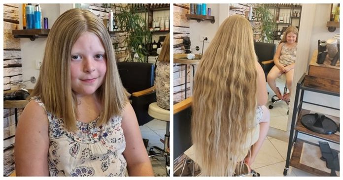 Malena Tea (8) ošišala 80 cm kose i donirala je za izradu vlasulja za bolesnu djecu