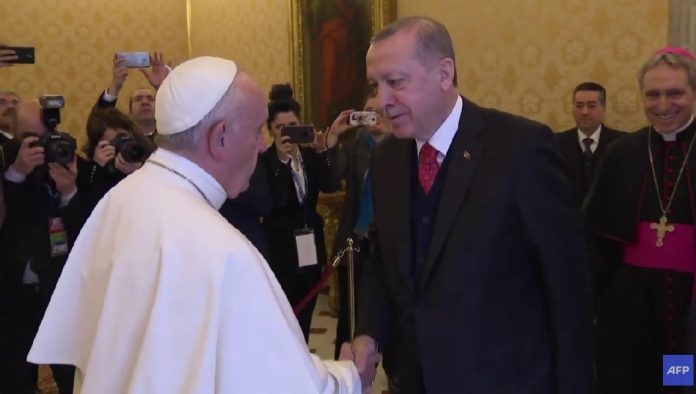 Turski predsjednik Erdogan razgovarao je s papom o 