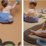 Roditelji pustili bebe u sobu sa zmijama da vide kako će se ponašati