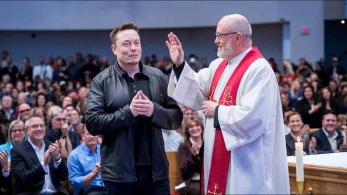 Elon Musk u crkvi