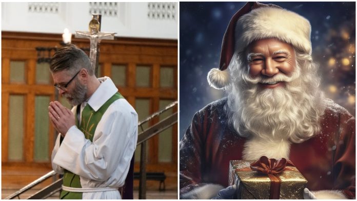 Svećenika proglasili 'apsolutno odvratnim' jer je djeci rekao da Djed Mraz ne postoji