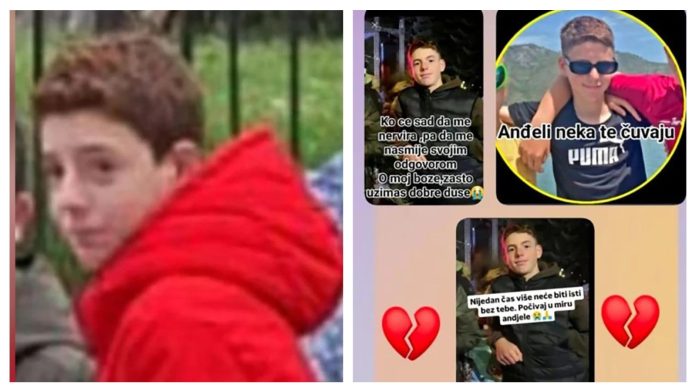 Ovo je dječak (13) koji je ubijen u Crnoj Gori