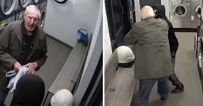 Hrabri 84-godišnjak borio se protiv pljačkaša u praonici rublja