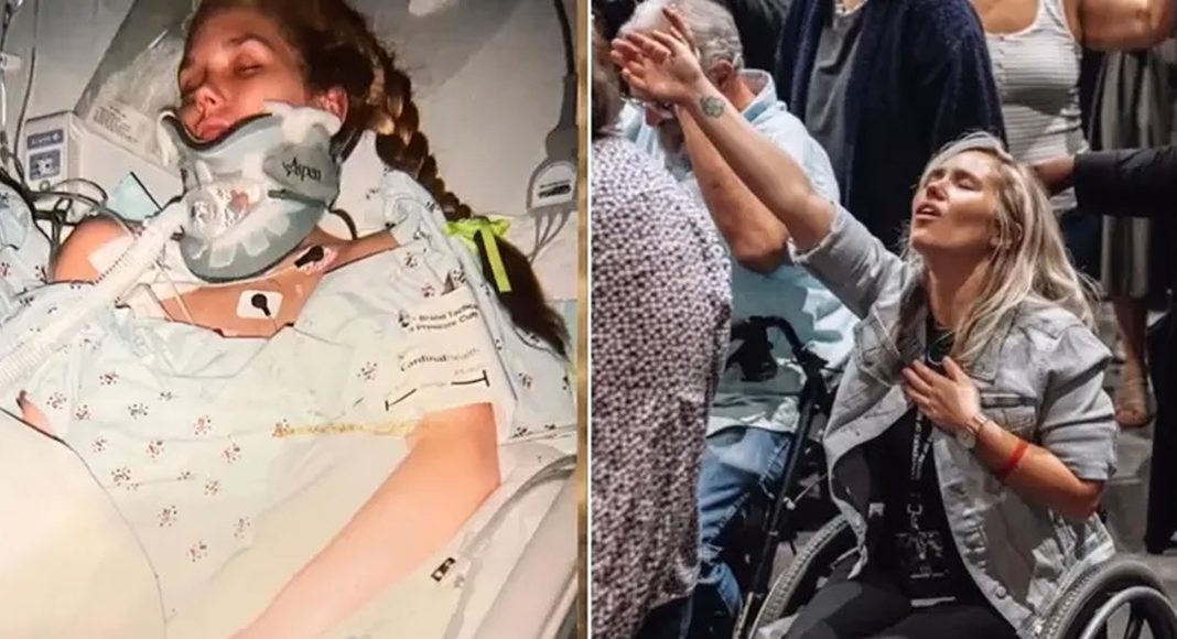 Ova žena je preživjela pad s 10 metara i u patnji je upoznala Isusa: 