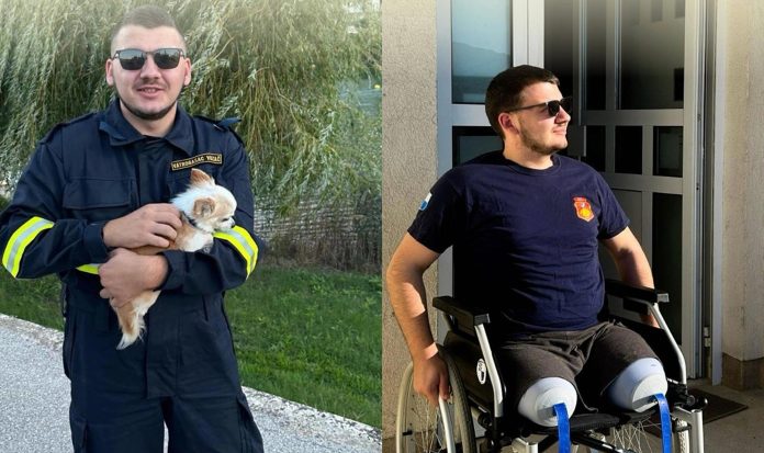 Mladi vatrogasac Ante u nesreći je ostao bez obje noge: Prikuplja se pomoć za njegov oporavak