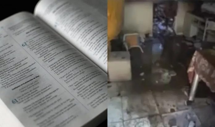 Biblija ostala netaknuta nakon požara u kući: 