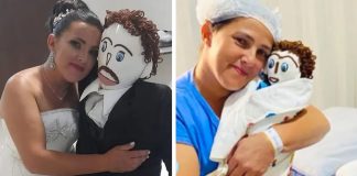 Brazilka se udala za krpenu lutku