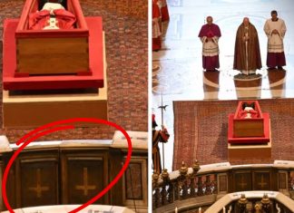 Križevi okrenuti naopako u Vatikanu