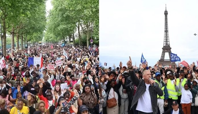 Više od 40.000 kršćana slavilo Isusa na ulicama Pariza: “Francuska će biti spašena”