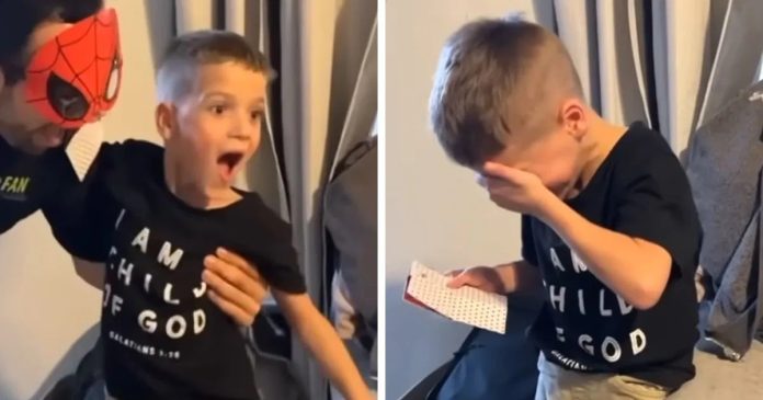 Dječak se slomio nakon što je ugledao rođendansku zabavu koju su mu priredili roditelji koji teško žive