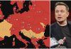 Elon Musk objavio zastrašujuću kartu Europe u crvenom