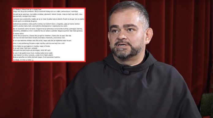 Katolici stalu u obranu fra Vladimira