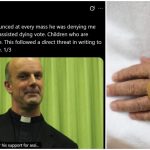 Svećenik uskratio pričest političaru zbog podrške zakonu o potpomognutom samoubojstvu