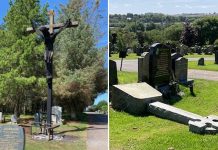 39-godišnjak zapalio raspelo na groblju i uništio 40 nadgrobnih spomenika