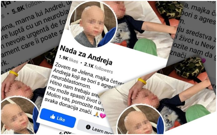 Lažna humanitarna kampanja za Andreja