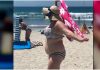 Muškarci rugali ženi na plaži