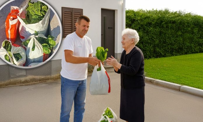 Ovaj čovjek iz Zagore se ustao prije zore, ubrao blitvu i autobusom došao do Splita da bi svima podijelio obećano