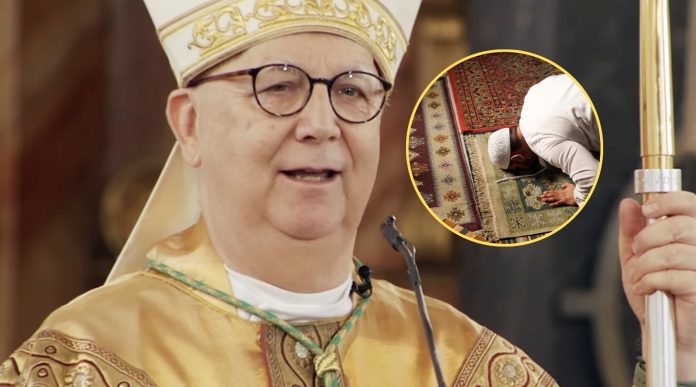 Biskup tepih klanjanje