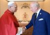 Kralj Charles III. zajedno molio s papom