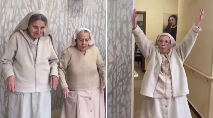 Vesele časne sestre iz Italije objavile su program vježbanja uz glazbu iz filmova Pink Panter i Nemoguća misija. Video je veseo i pun smijeha, ali poruka nije nimalo površna.