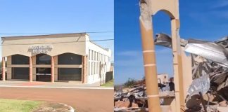 Pakao od 30 sekundi: Pogledajte kako je tornado razorio crkvu i ostavio iza sebe pustoš