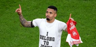 Nogometaš Arsenala, Gabriel Jesus, proslavio je gol s predivnim natpisom