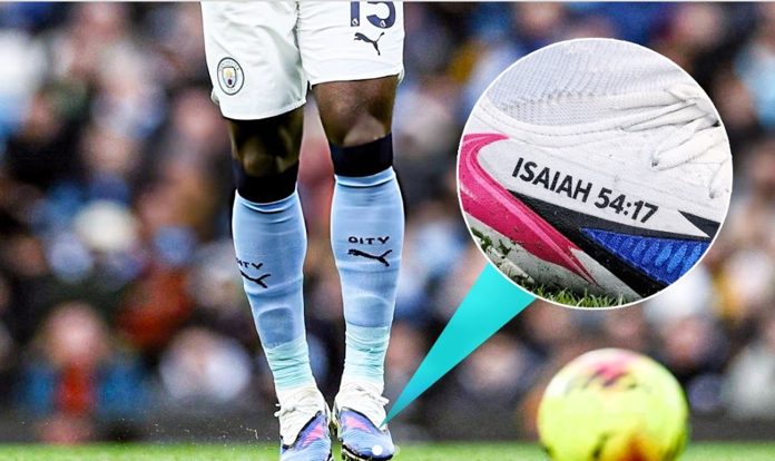Igrač Manchester Cityja nosio kopačke s poznatim biblijskim stihom