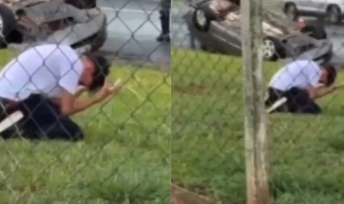 Snimka dječakove molitve nakon nesreće rasplakala je internet