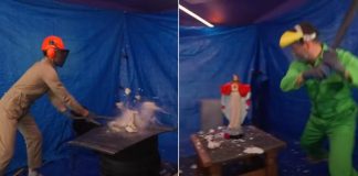 Radijski voditelji razbijali kipove Isusa i Marije u prijenosu uživo