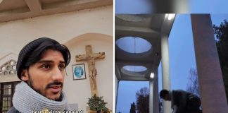 Musliman klanjao ispred crkve u Đakovu