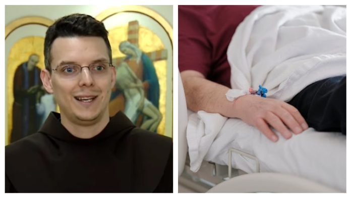 Bolnički kapelan na poziv gospođe krstio i pričestio njezinog supruga u 70. godini: