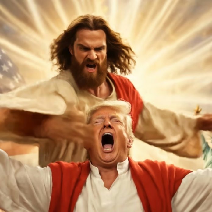Iran objavio AI video na kojem Isus šamara Trumpa