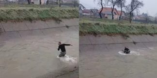 Mladić skočio u nabujalu rijeku i spasio srnu