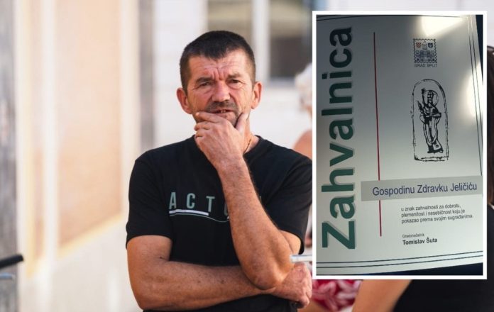 Samohrani otac iz Muća dijeli hranu potrebitima, a sada je dobio priznanje Grada Splita