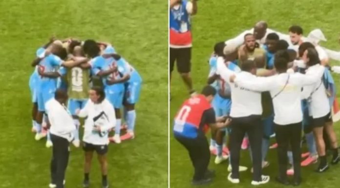 Kongo je peta reprezentacija koja se molila na terenu na Svjetskom prvenstvu