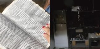 Biblija ostala netaknuta nakon što je požar uništio kuću kršćanke