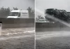 Snažna tuča zatrpala ulice u hrvatskom susjedstvu, autocesta pod vodom