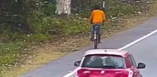 Kamera snimila iznenadni napad na biciklista: Čovjek se nije stigao ni snaći